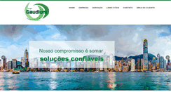 Desktop Screenshot of grupogaudium.com.br